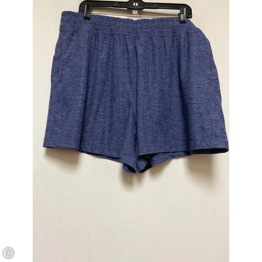 Athletic Shorts By Flx In Blue, Size: Xl