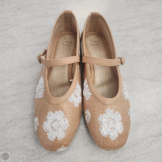 Shoes Flats By A New Day In Beige, Size: 6.5