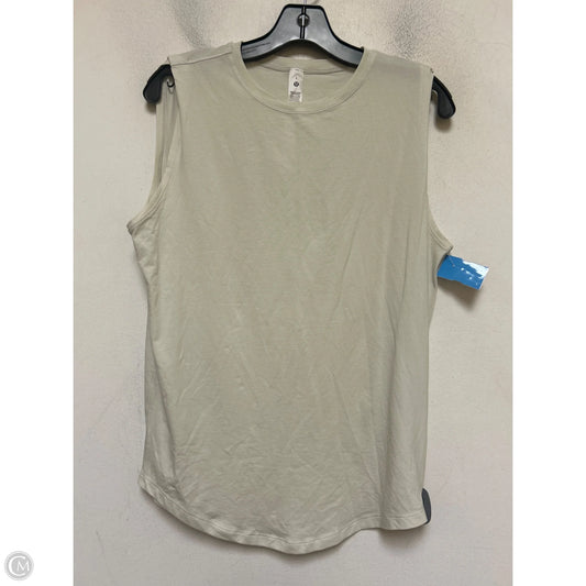 Athletic Tank Top By Lululemon In Beige, Size: 6