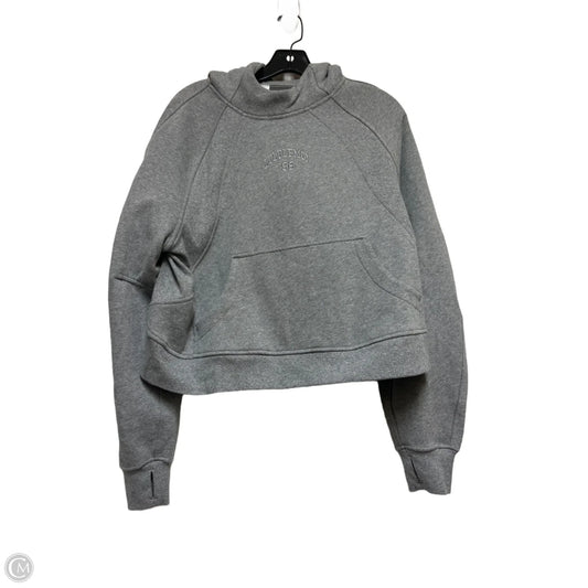 Athletic Jacket By Lululemon In Grey, Size: M