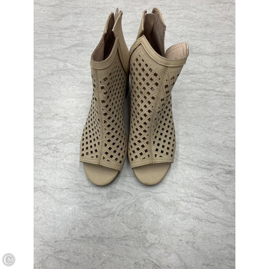Boots Ankle Heels By Rampage In Cream, Size: 6