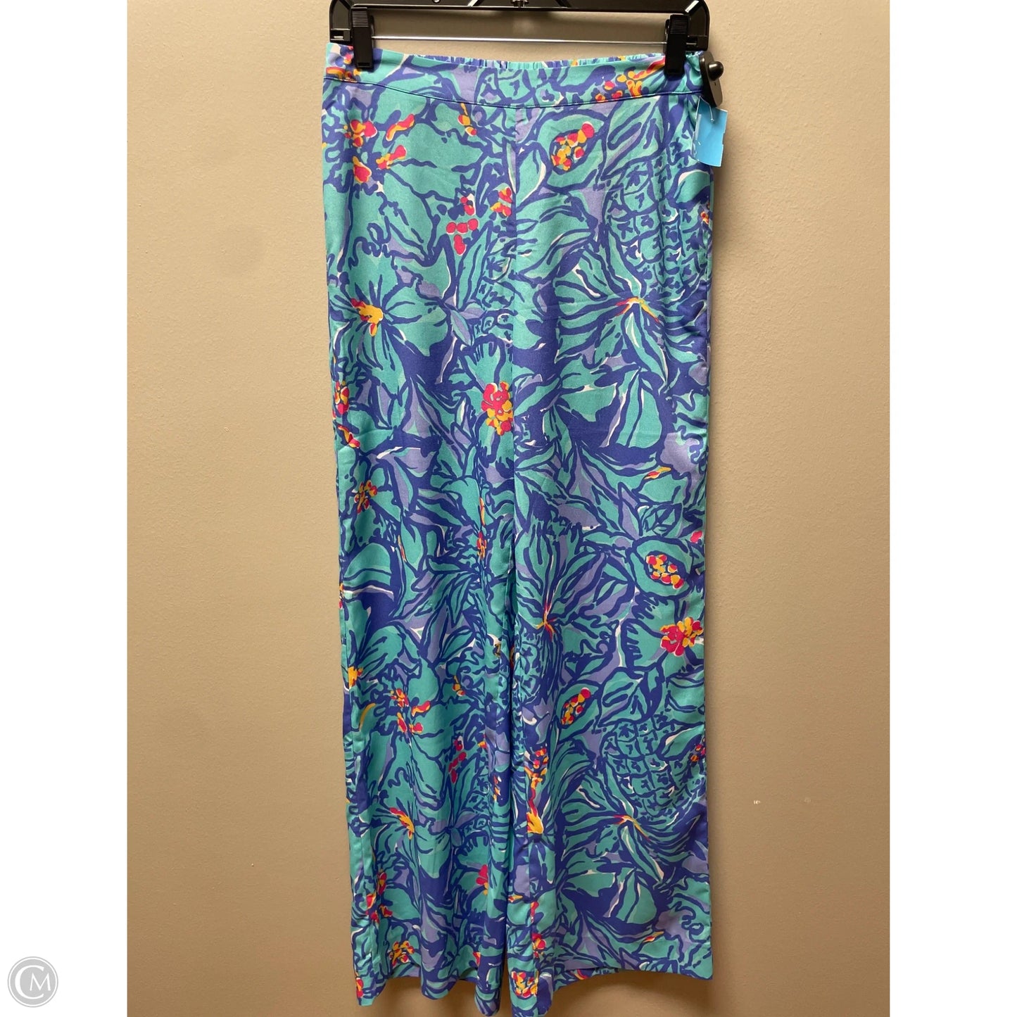 Pants Designer By Lilly Pulitzer In Blue & Purple, Size: 4