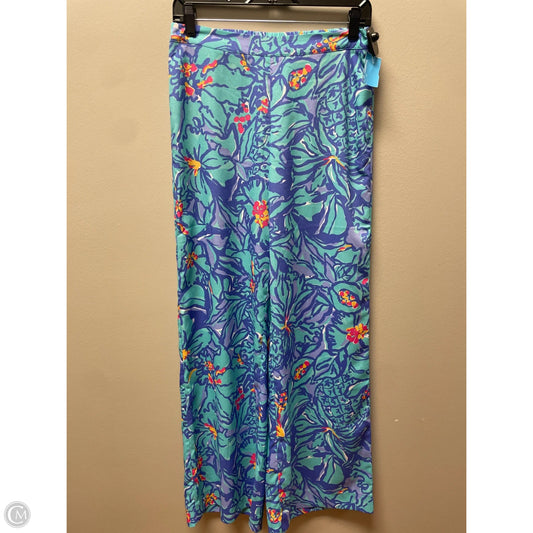 Pants Designer By Lilly Pulitzer In Blue & Purple, Size: 4