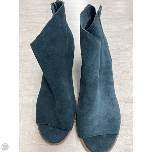 Boots Ankle Heels By Sole Society In Navy, Size: 10