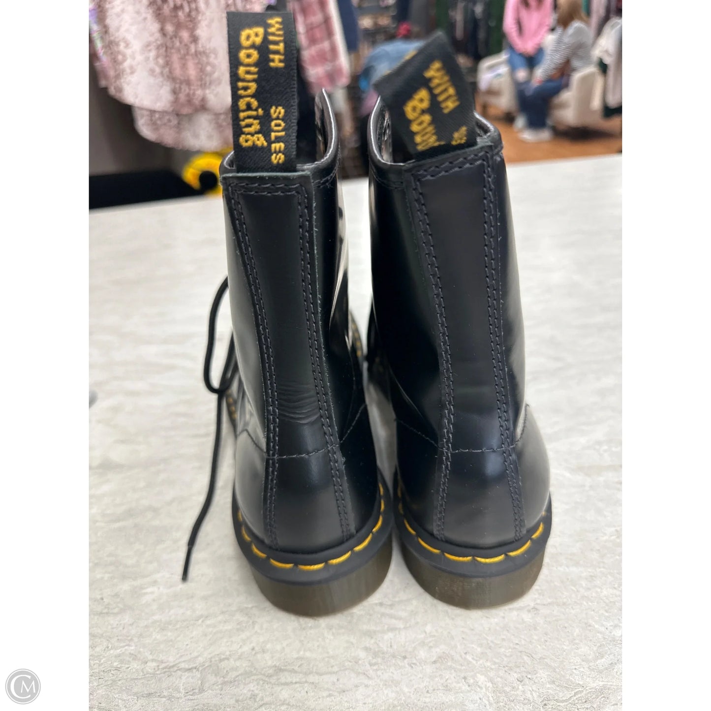 Boots Combat By Dr Martens In Black, Size: 10.5