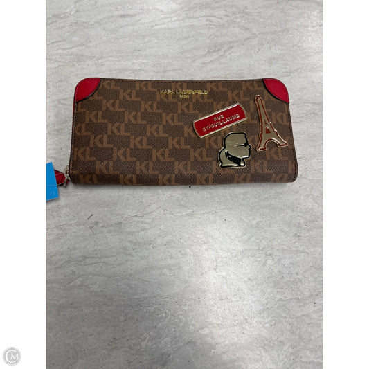 Wallet Designer By Karl Lagerfeld, Size: Large