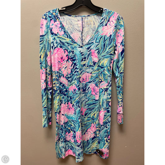 Dress Designer By Lilly Pulitzer In Floral Print, Size: Xs