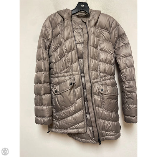 Jacket Puffer & Quilted By Athleta In Taupe, Size: Xs