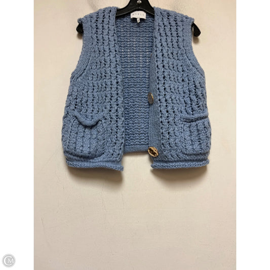 Vest Sweater By Mable In Blue, Size: S
