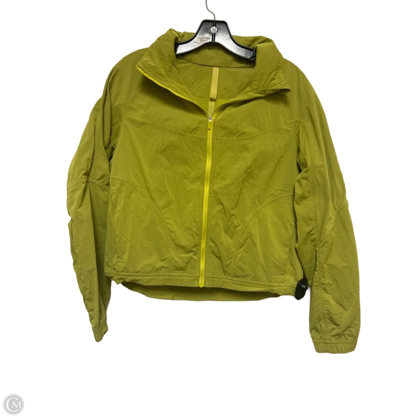 Athletic Jacket By Lululemon In Green, Size: 4