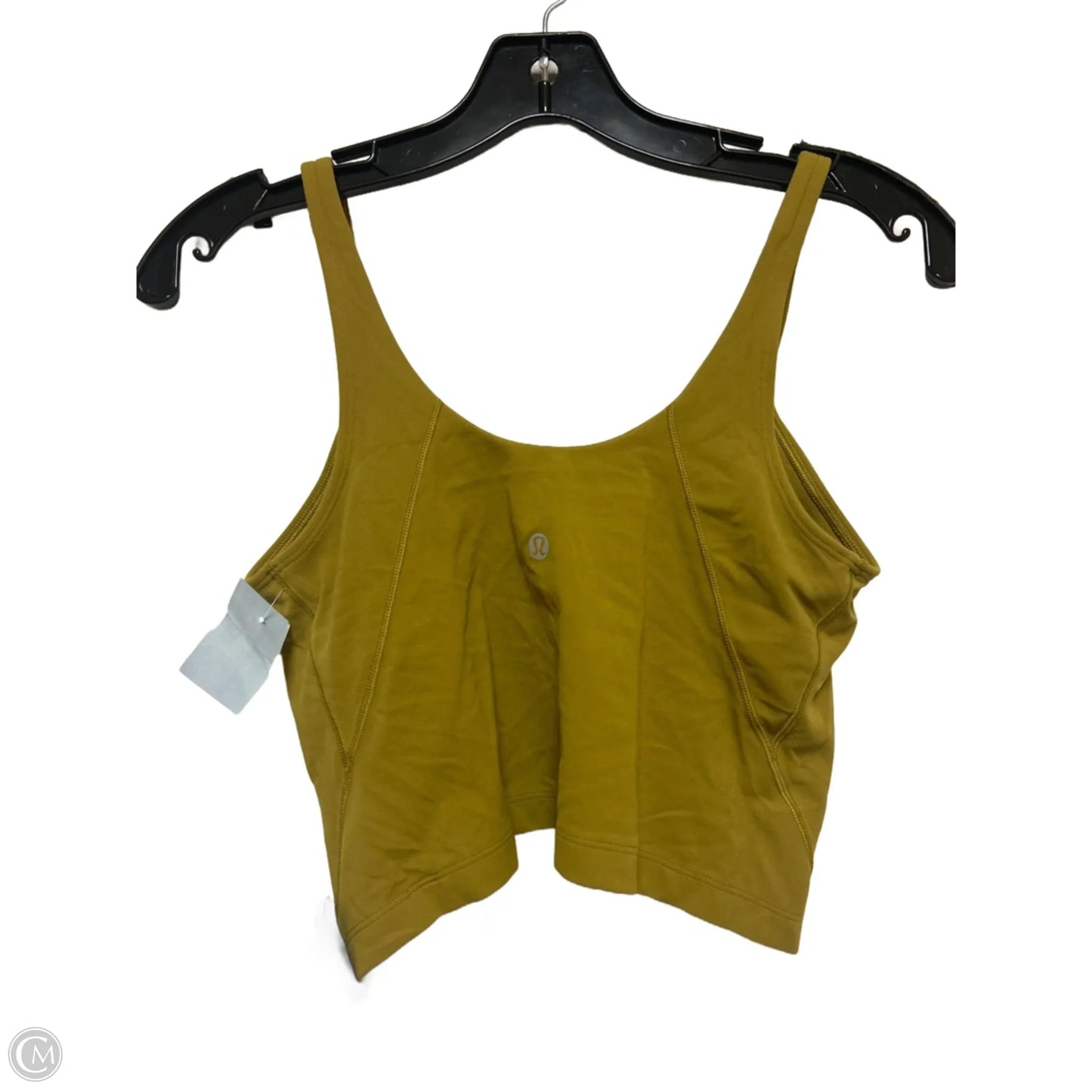 Athletic Bra By Lululemon In Chartreuse, Size: 6