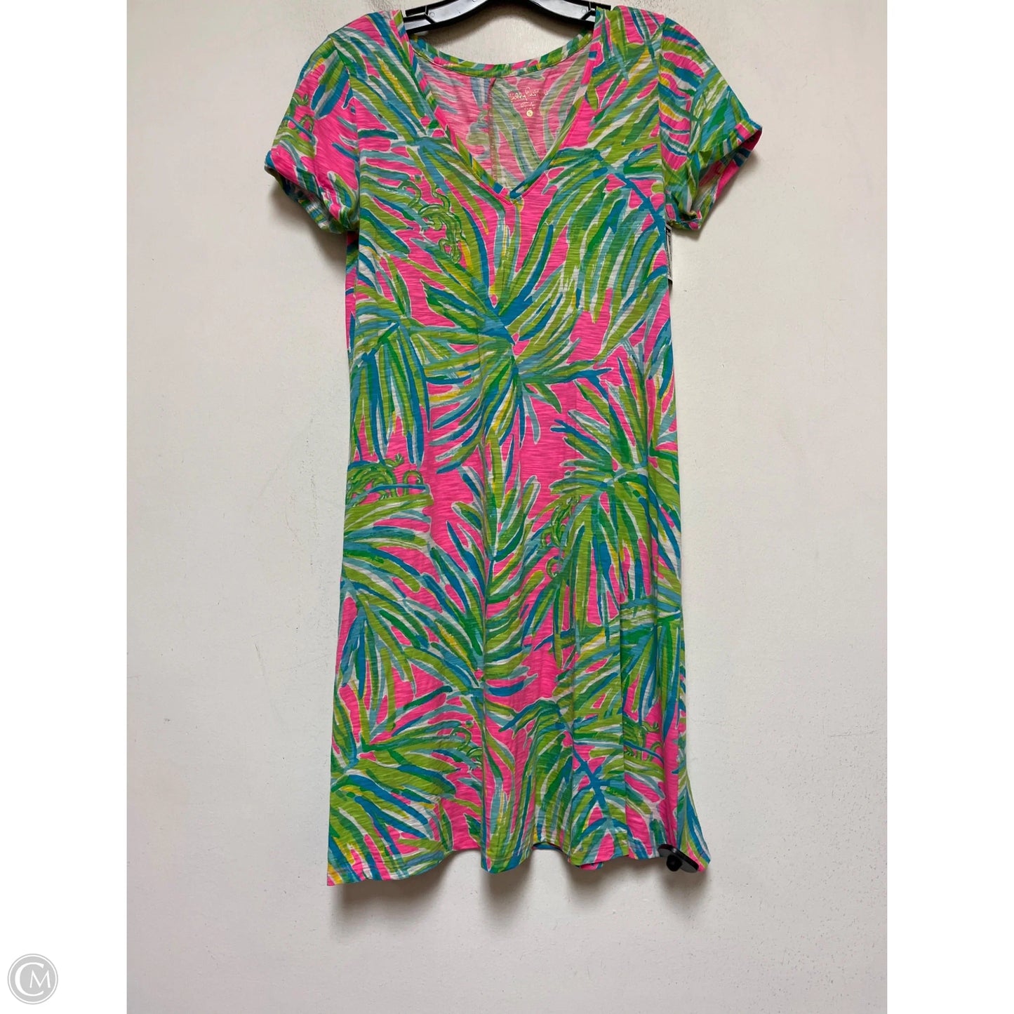 Dress Designer By Lilly Pulitzer In Green & Pink, Size: S