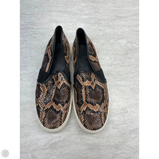 Shoes Flats By Vince In Snakeskin Print, Size: 6.5