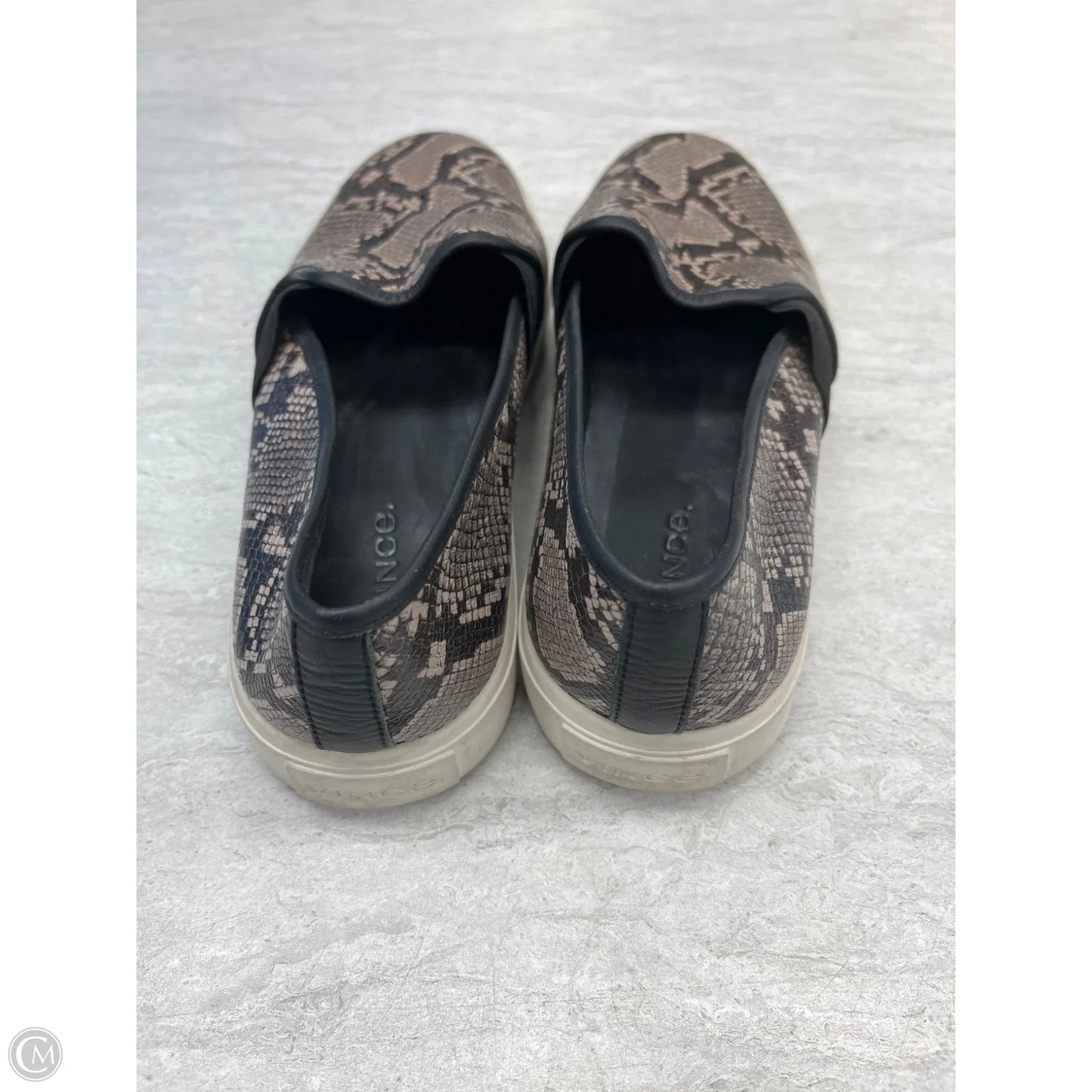 Shoes Flats By Vince In Snakeskin Print, Size: 6.5