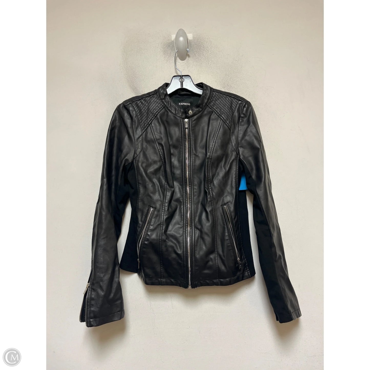 Jacket Moto By Express In Black, Size: M