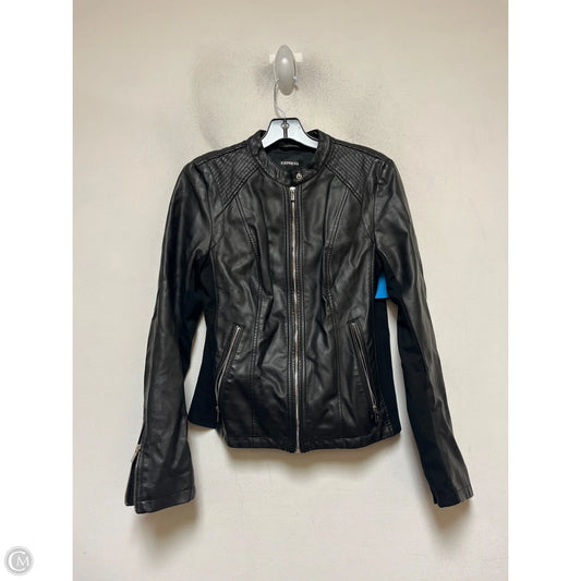 Jacket Moto By Express In Black, Size: M
