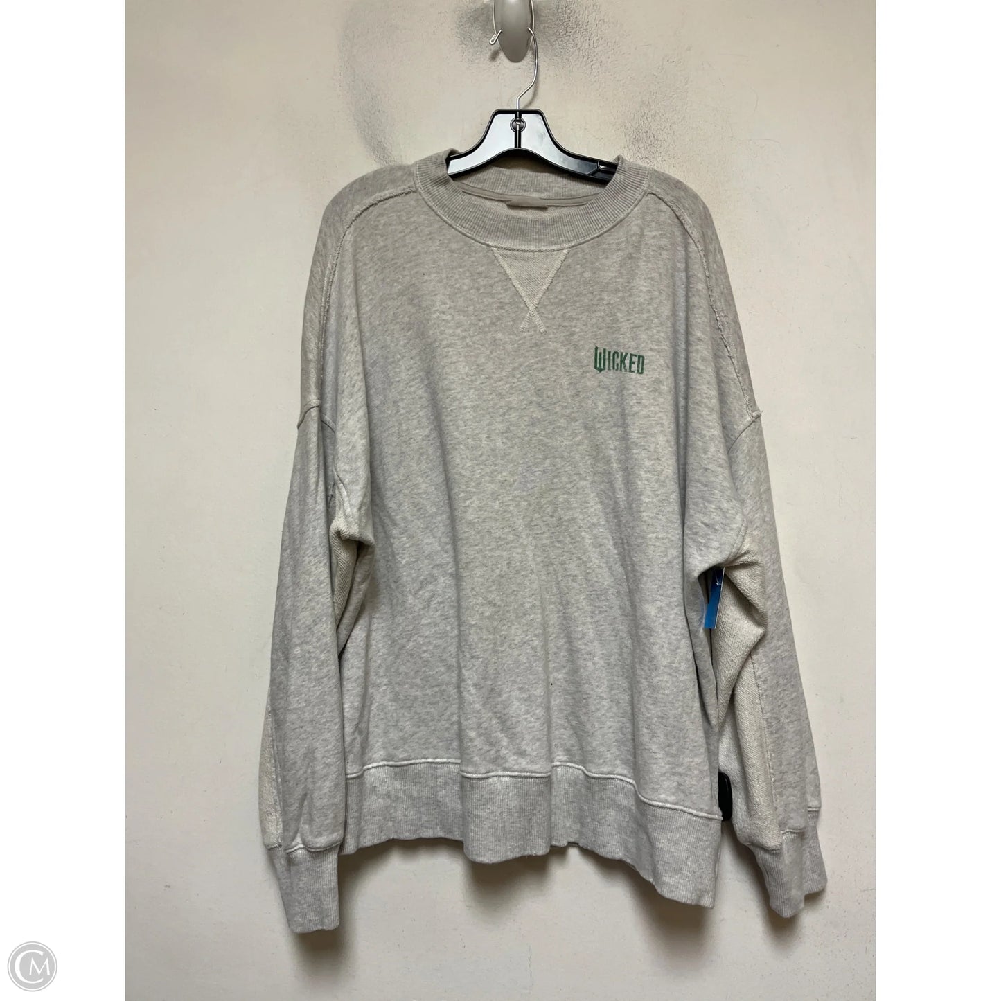 Sweatshirt Crewneck By Aerie In Grey, Size: S