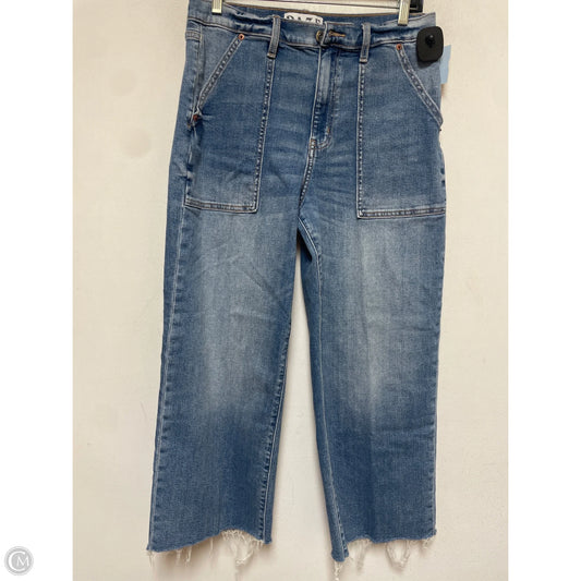 Jeans Wide Leg By Daze In Blue Denim, Size: 8p