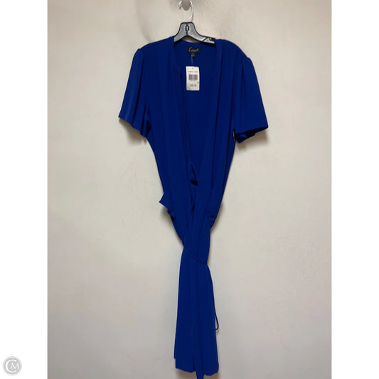 Dress Casual Maxi By Connected Apparel In Blue, Size: Xl