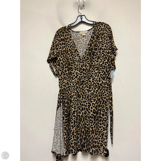 Dress Casual Short By Michael By Michael Kors In Animal Print, Size: Xl
