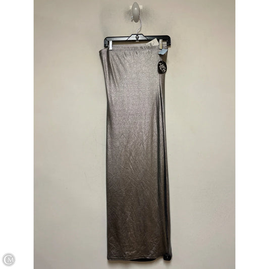Dress Casual Midi By Jolie & Joy In Silver, Size: M