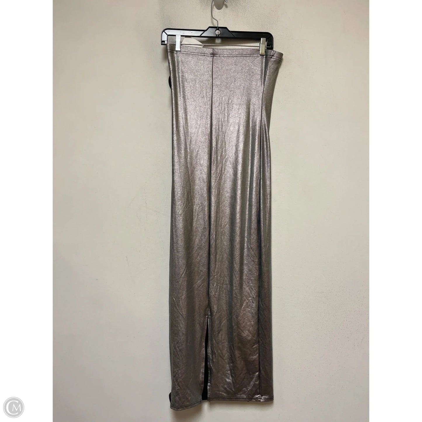 Dress Casual Midi By Jolie & Joy In Silver, Size: M
