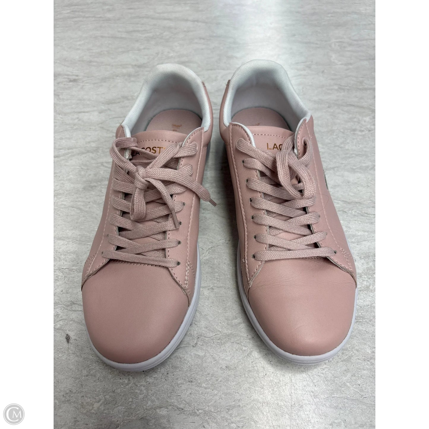 Shoes Sneakers By Lacoste In Pink, Size: 8.5
