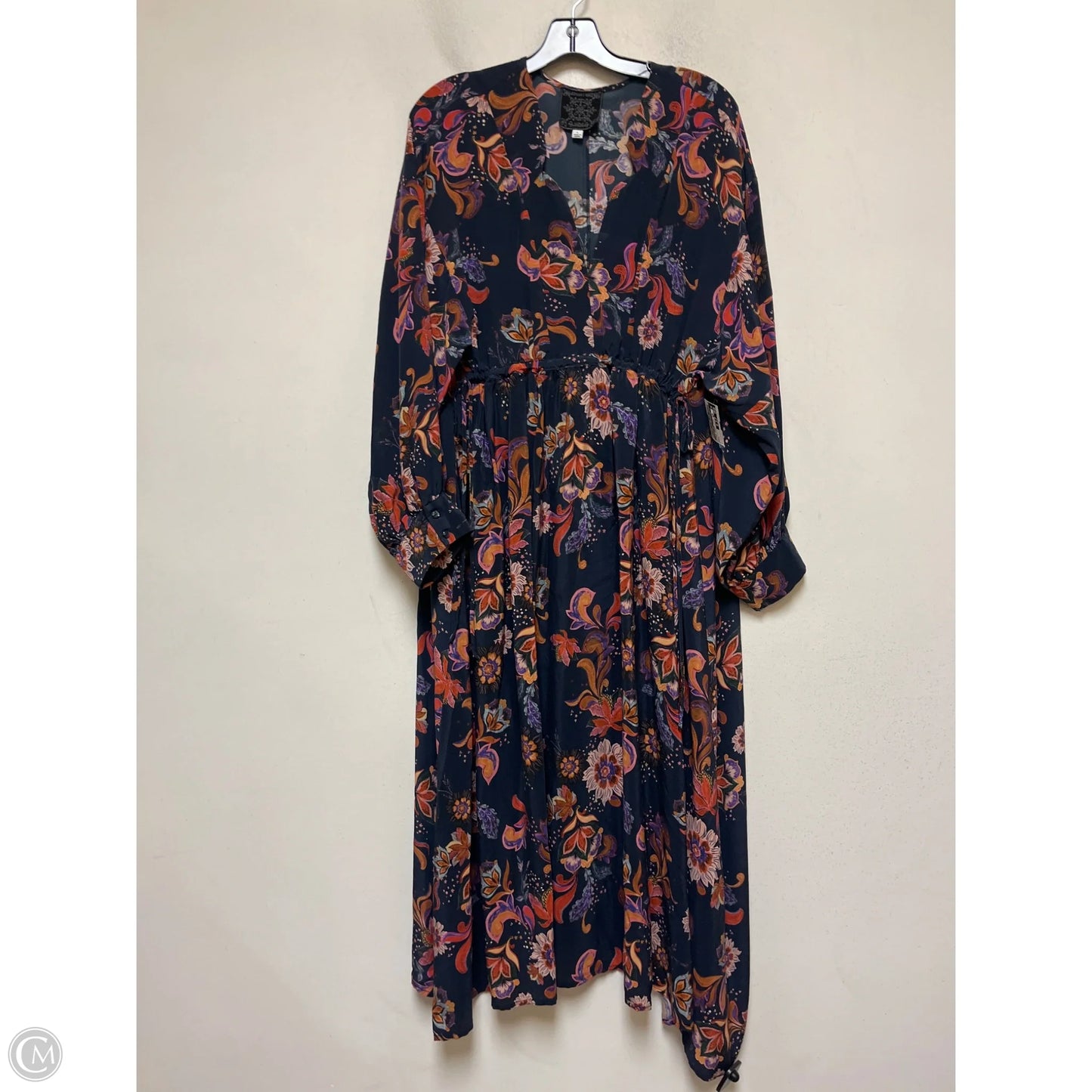 Dress Casual Midi By Johnny Was In Floral Print, Size: L