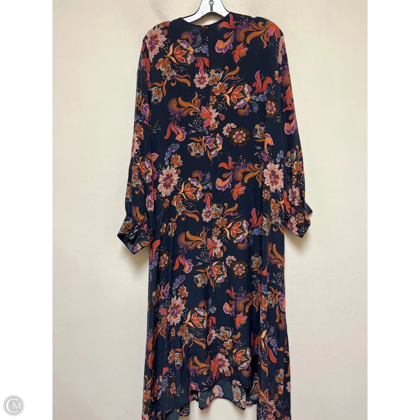 Dress Casual Midi By Johnny Was In Floral Print, Size: L