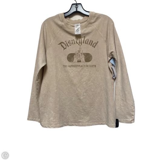 Top Long Sleeve By Disney Store In Tan, Size: S