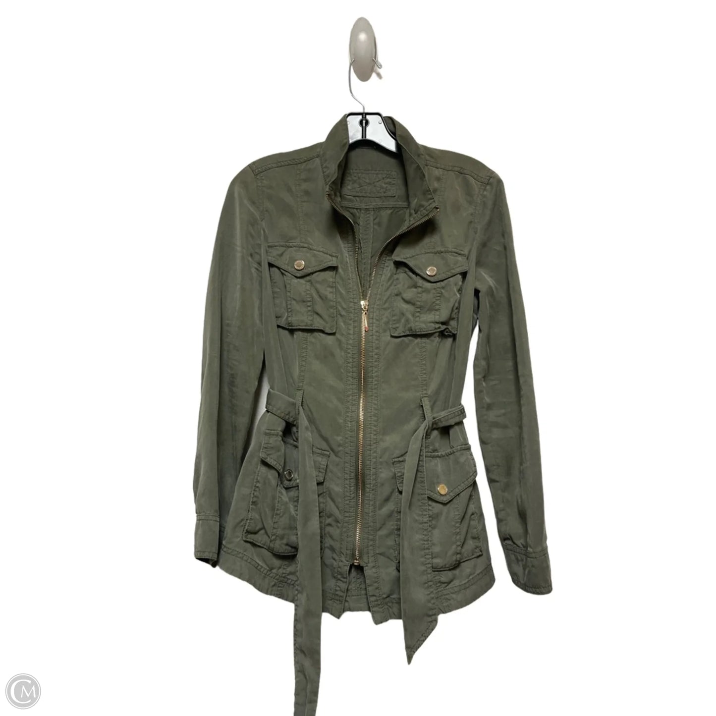 Jacket Shirt By White House Black Market In Green, Size: Xs