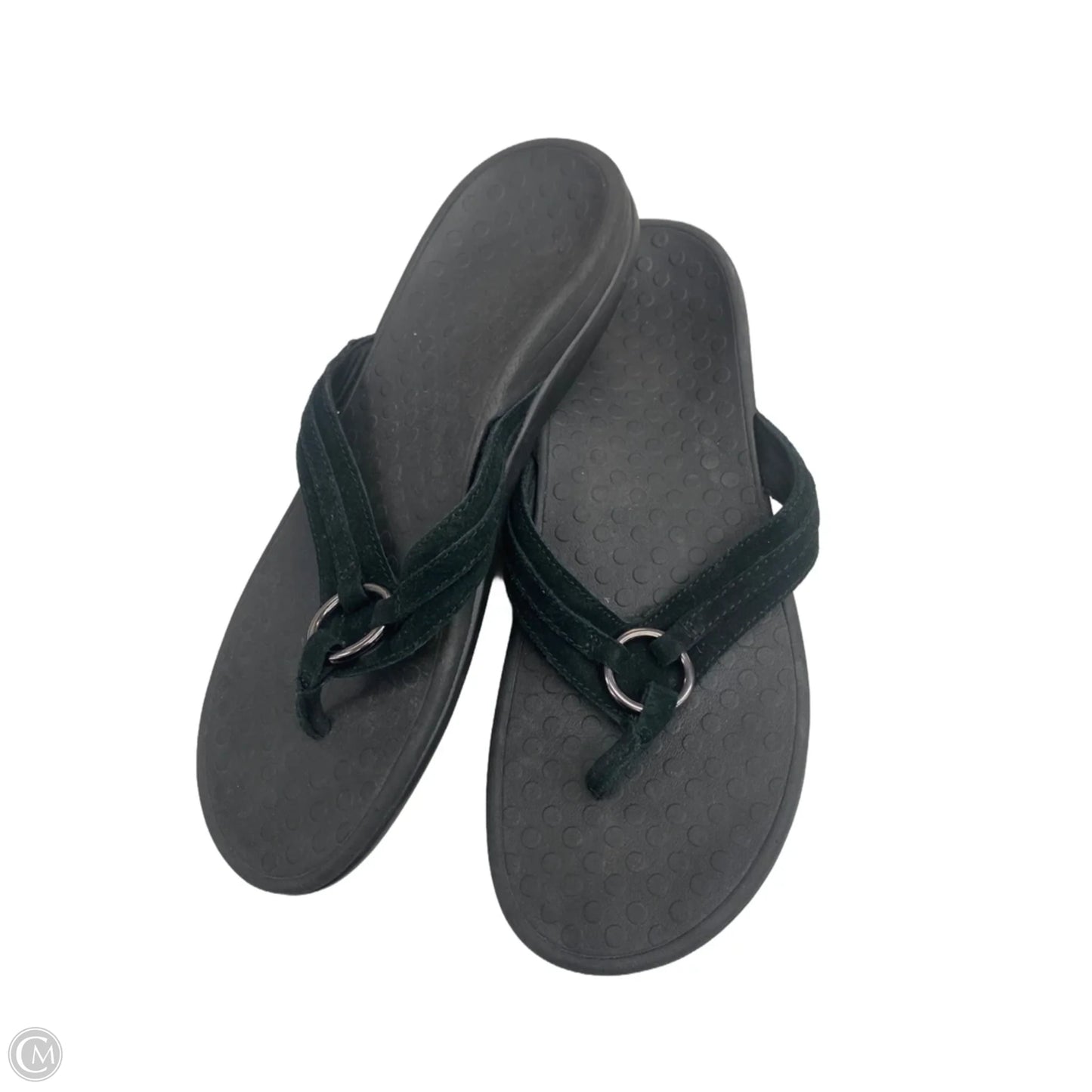 Sandals Flip Flops By Vionic In Black, Size: 10