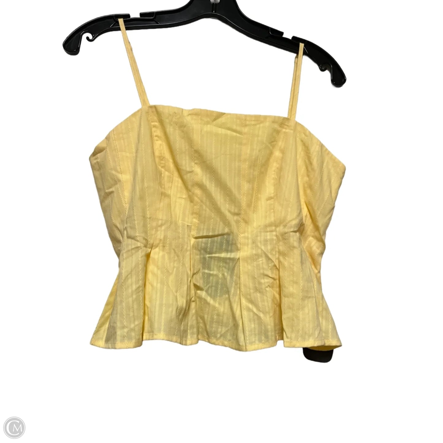 Top Sleeveless By Universal Thread In Yellow, Size: S
