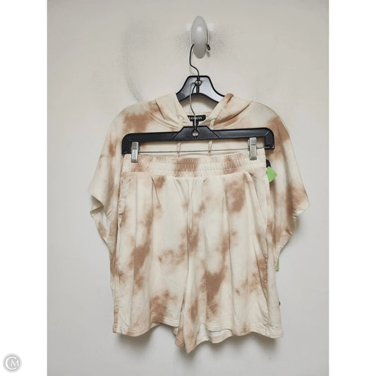Shorts Set By Express In Beige, Size: Xs