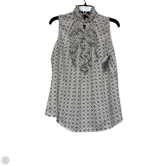 Top Sleeveless By White House Black Market In Black & White, Size: S