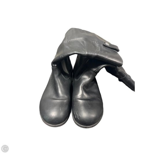 Boots Mid-calf Flats By Birkenstock In Black, Size: 8