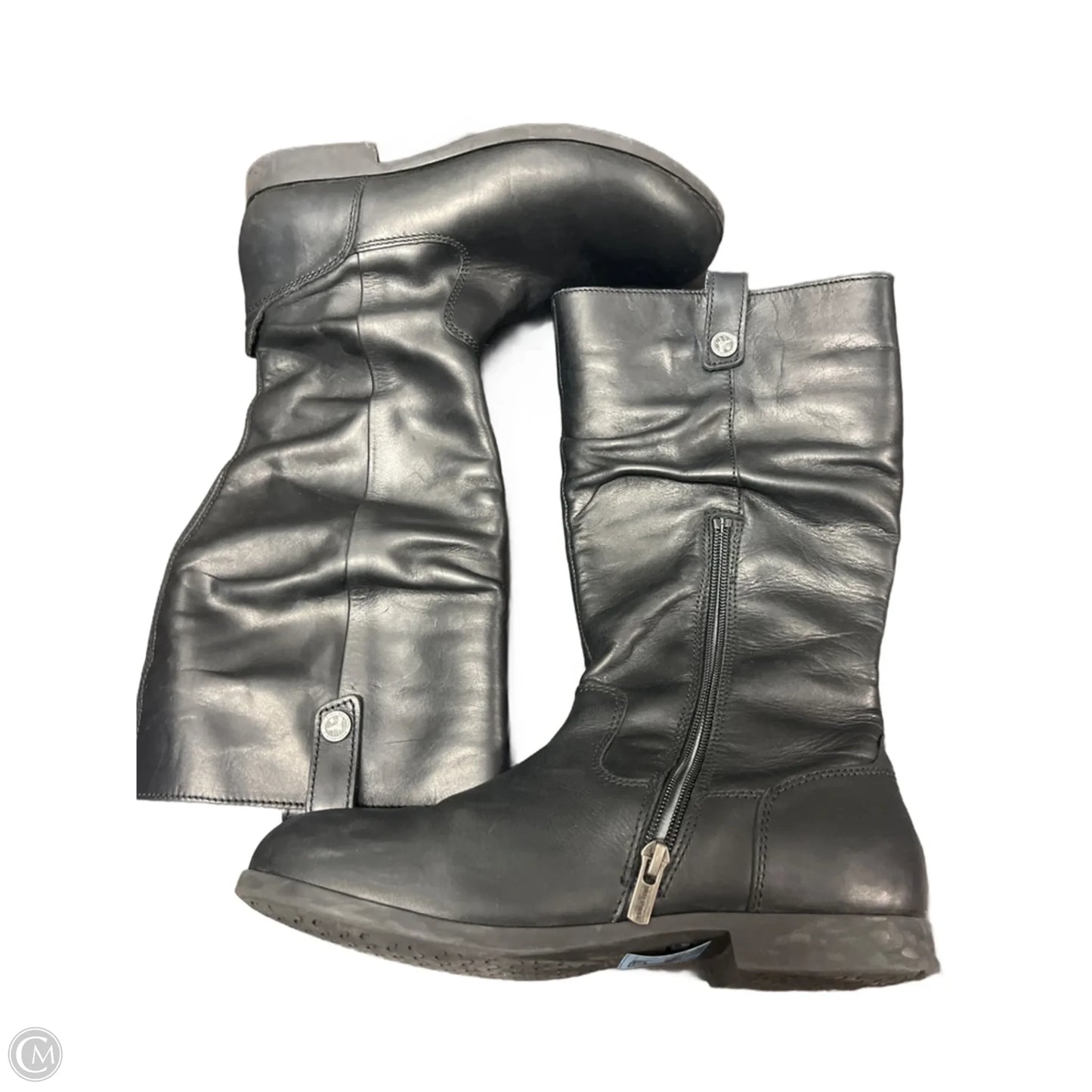 Boots Mid-calf Flats By Birkenstock In Black, Size: 8