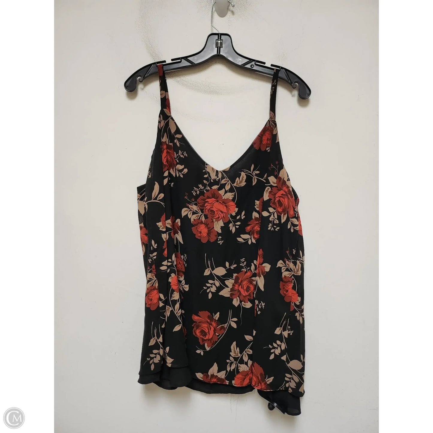 Top Sleeveless By Torrid In Floral Print, Size: 2x