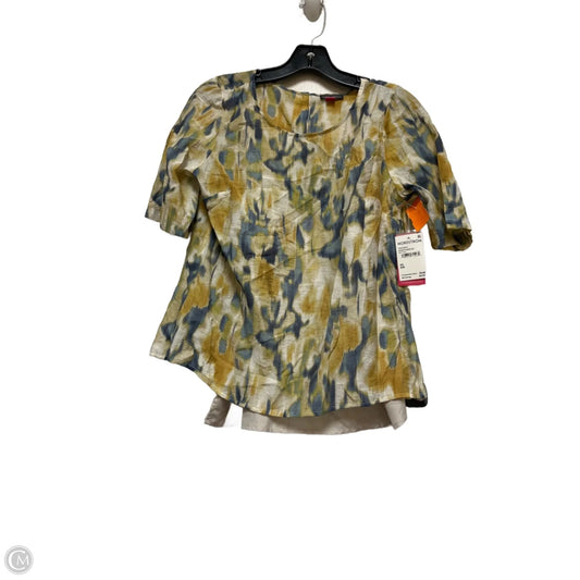 Top Short Sleeve By Vince Camuto In Blue & Green, Size: Xs