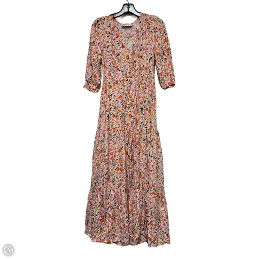 Dress Casual Midi By Petal & Pup In Floral Print, Size: Xs
