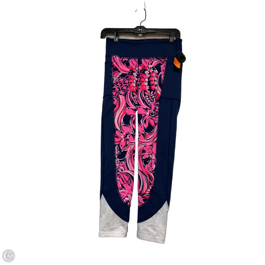 Pants Designer By Lilly Pulitzer In Blue & Pink, Size: S