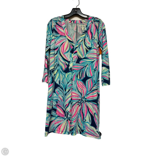 Dress Designer By Lilly Pulitzer In Blue & Green, Size: Xs
