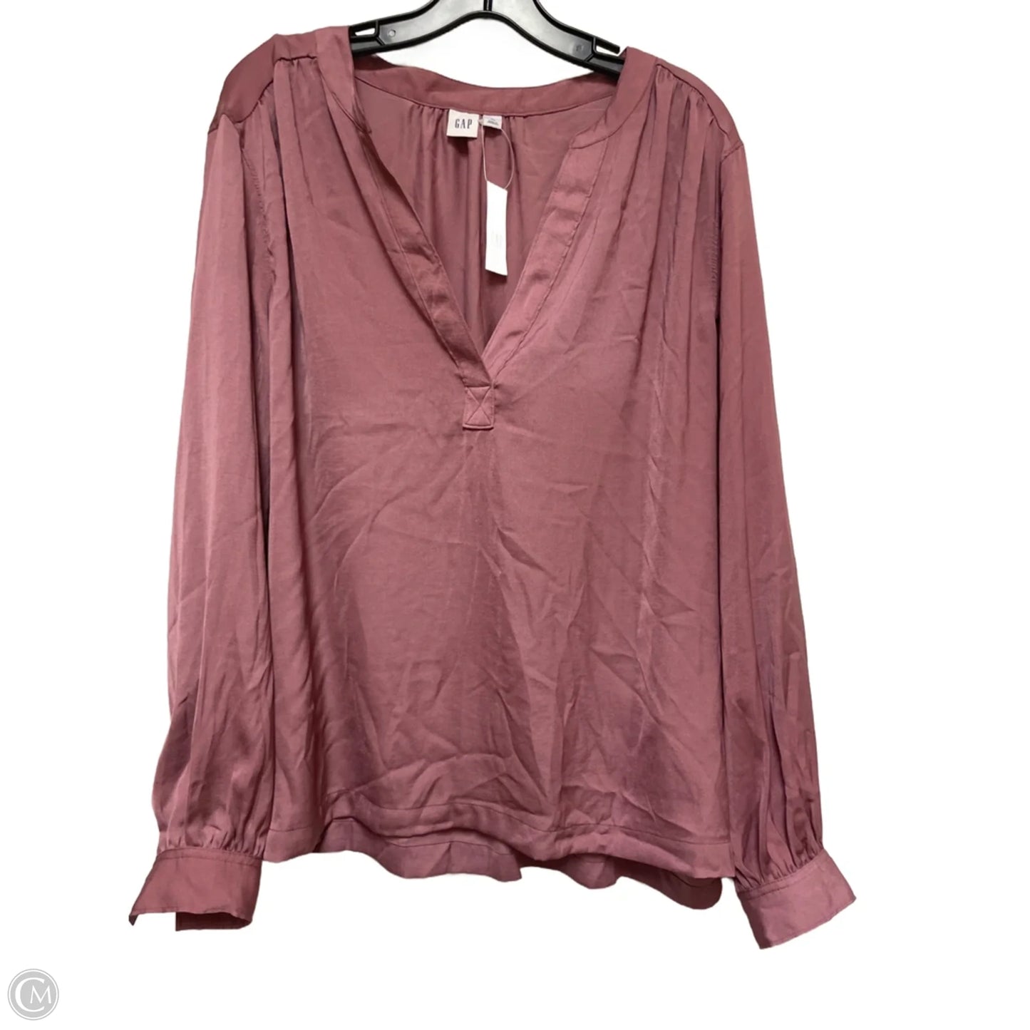 Top Long Sleeve By Gap In Purple, Size: Xl