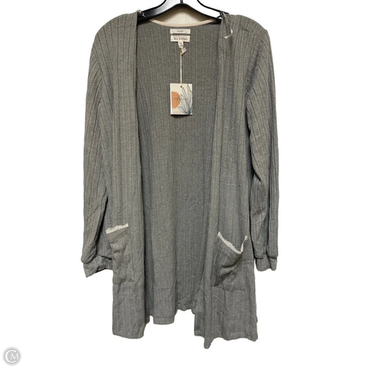 Cardigan By Blu Pepper In Grey, Size: L