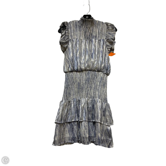 Dress Casual Short By Clothes Mentor In Blue & Gold, Size: S