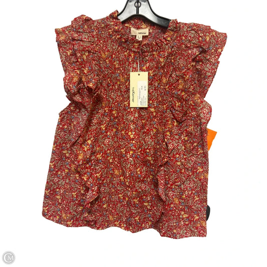 Top Sleeveless By Clothes Mentor In Floral Print, Size: S