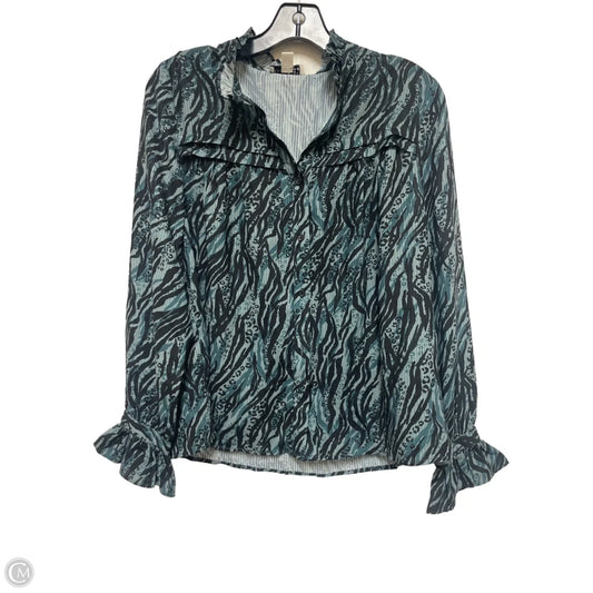 Top Long Sleeve By Clothes Mentor In Animal Print, Size: S