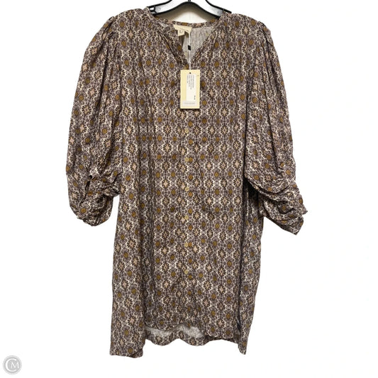 Dress Casual Short By Clothes Mentor In Green & Purple, Size: S