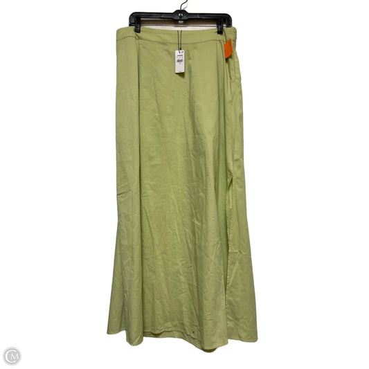 Skirt Maxi By Express In Green, Size: 8