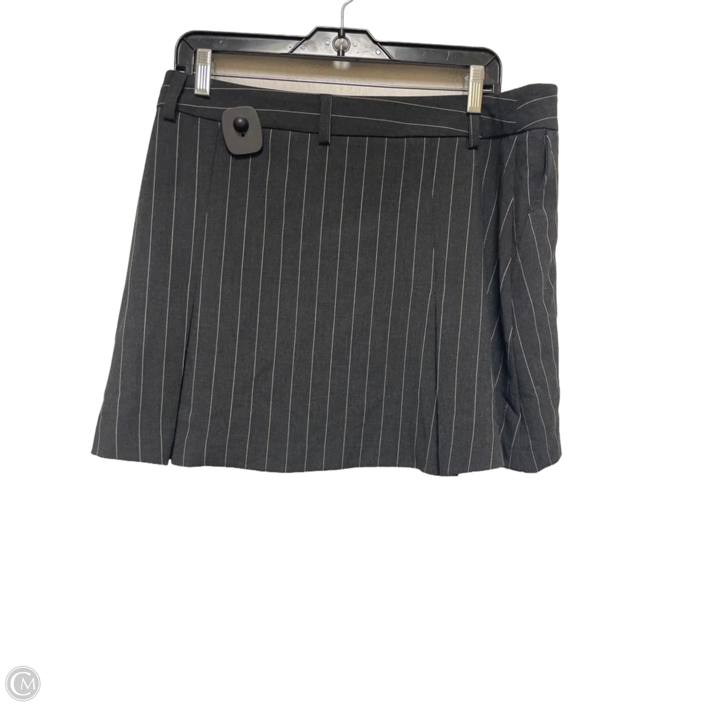 Skirt Mini & Short By Scoop In Striped Pattern, Size: 10